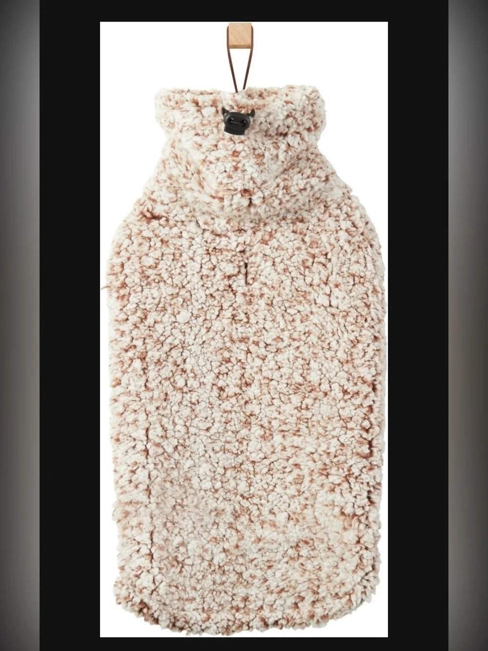 Frisco Medium Weight Double Layer Sherpa Dog Coat with Built in Snood